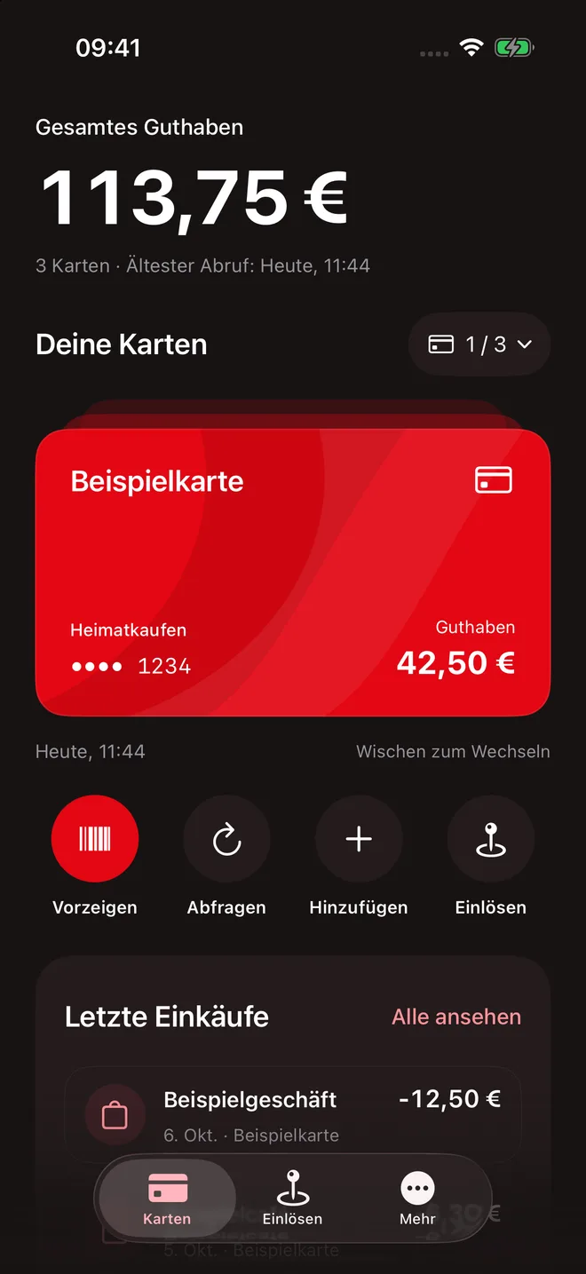HeimatCheck im Dunkelmodus